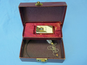 Acousticon Model A-335 Transistor Body Hearing Aid in Case